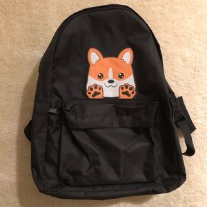 CORGI Backpack in Black (BRAND NEW)